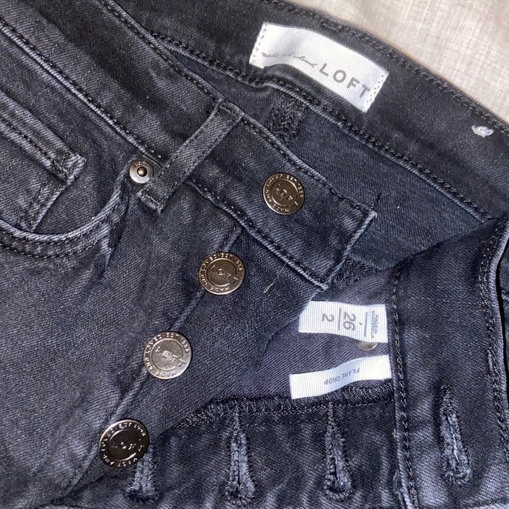 Loft Flare Crop Jeans